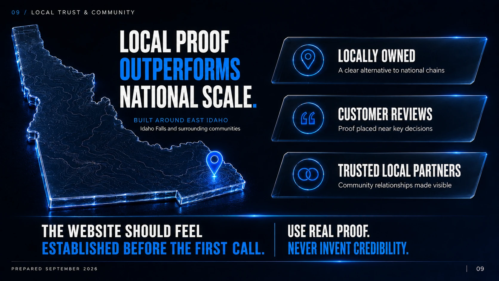 Local Trust and Community proposal page